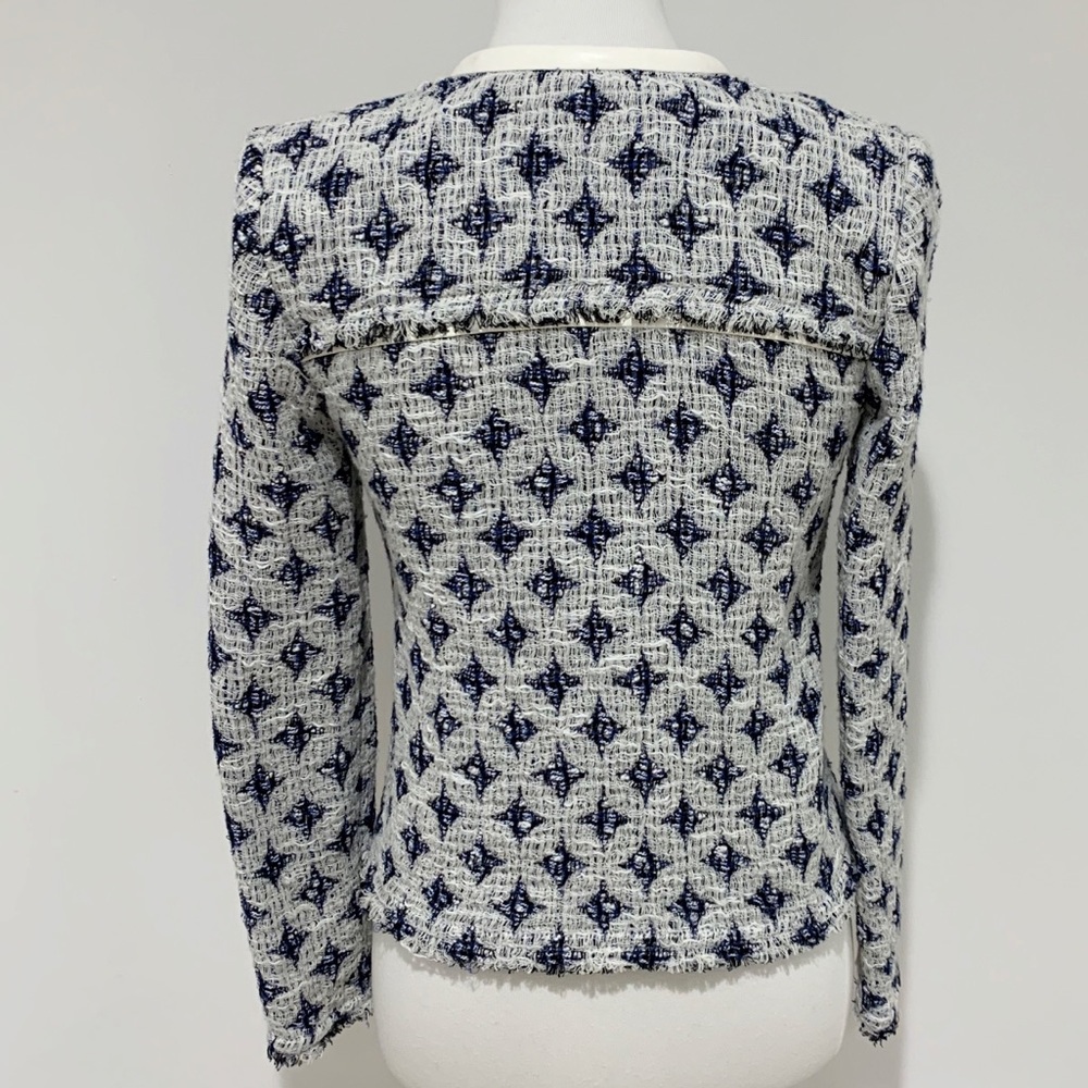 IRO Handi Cotton leather diamond textured jacket - Picture 8 of 8
